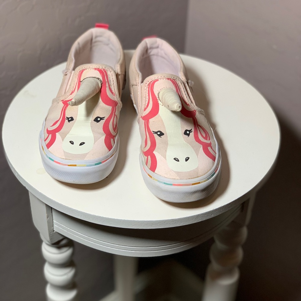 Unicorn vans slip on